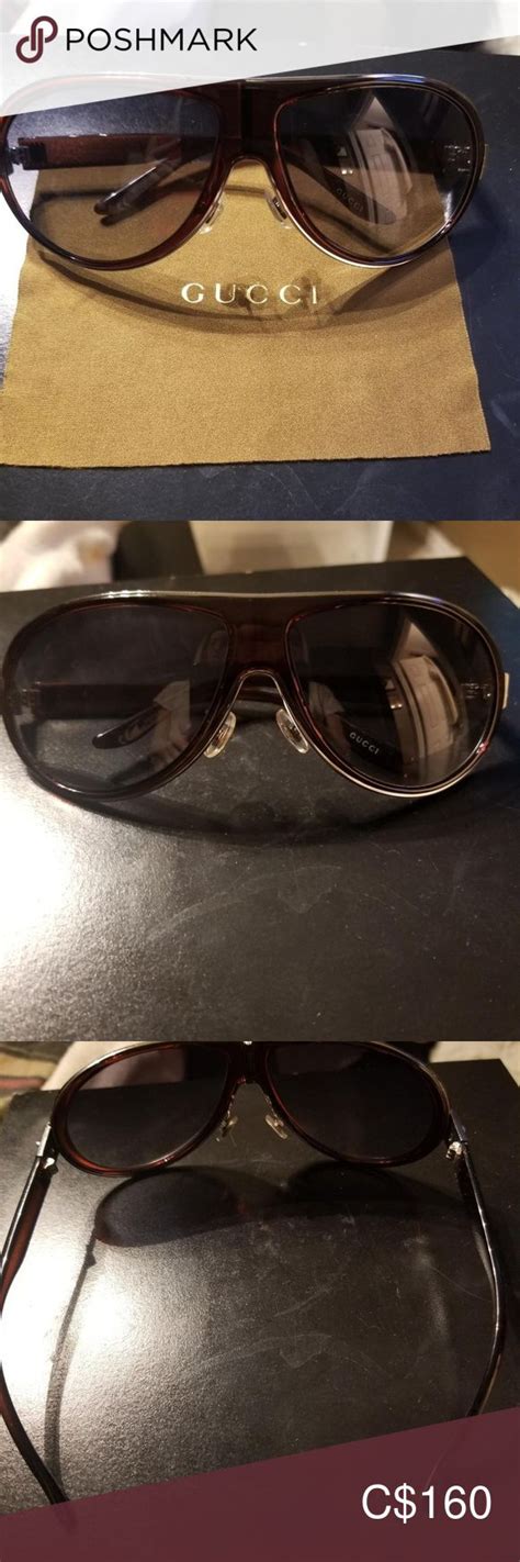 authentic gucci sunglasses excellent condition.